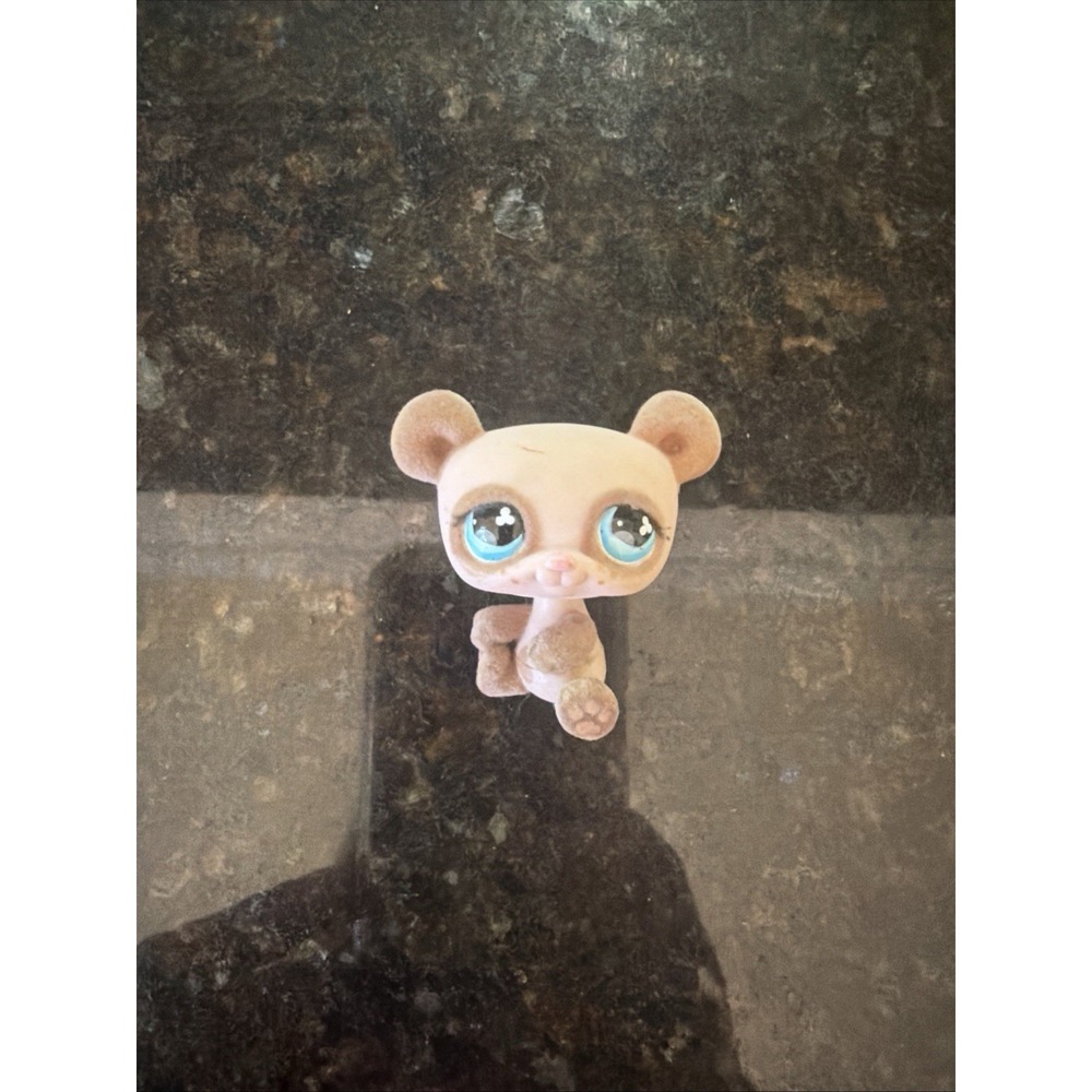 Littlest Pet Shop Panda Bear #645 LPS Brown Panda Bear Figure
